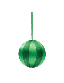 Grøn julekugle - Ø12,5 cm