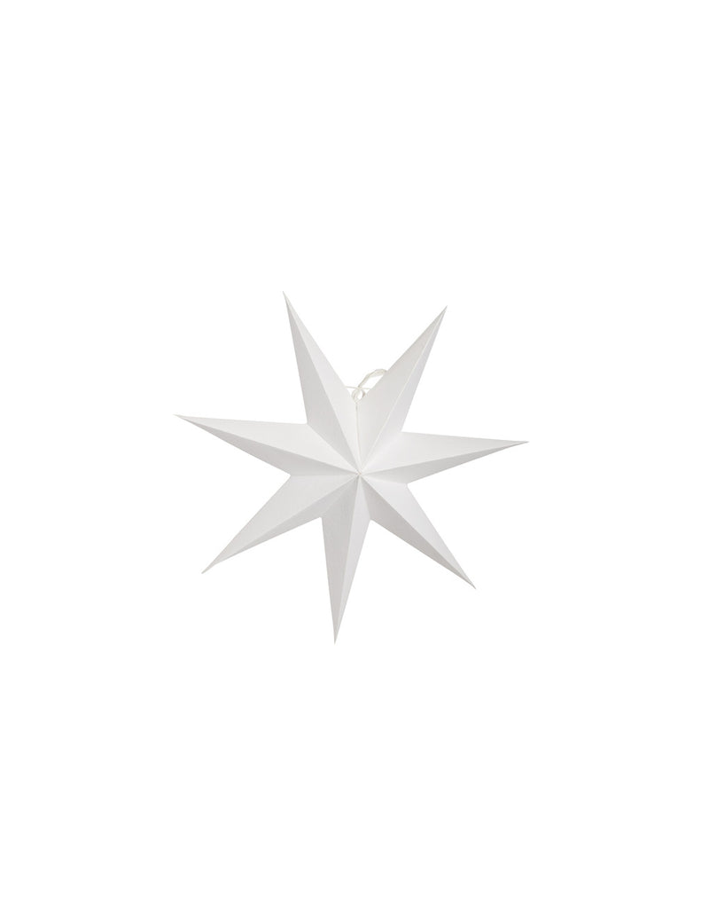 Greta papirstjerne - Hvid 44 cm
