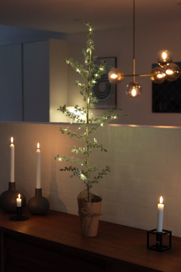 Cedertræ med LED lys - 95 cm